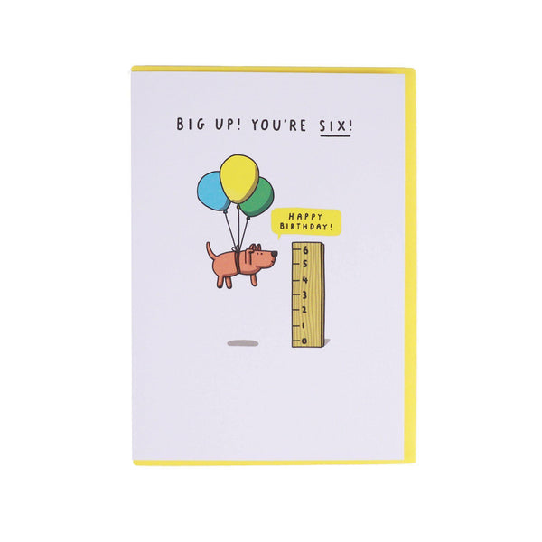 Card - Happy 6th Birthday - KLOSH