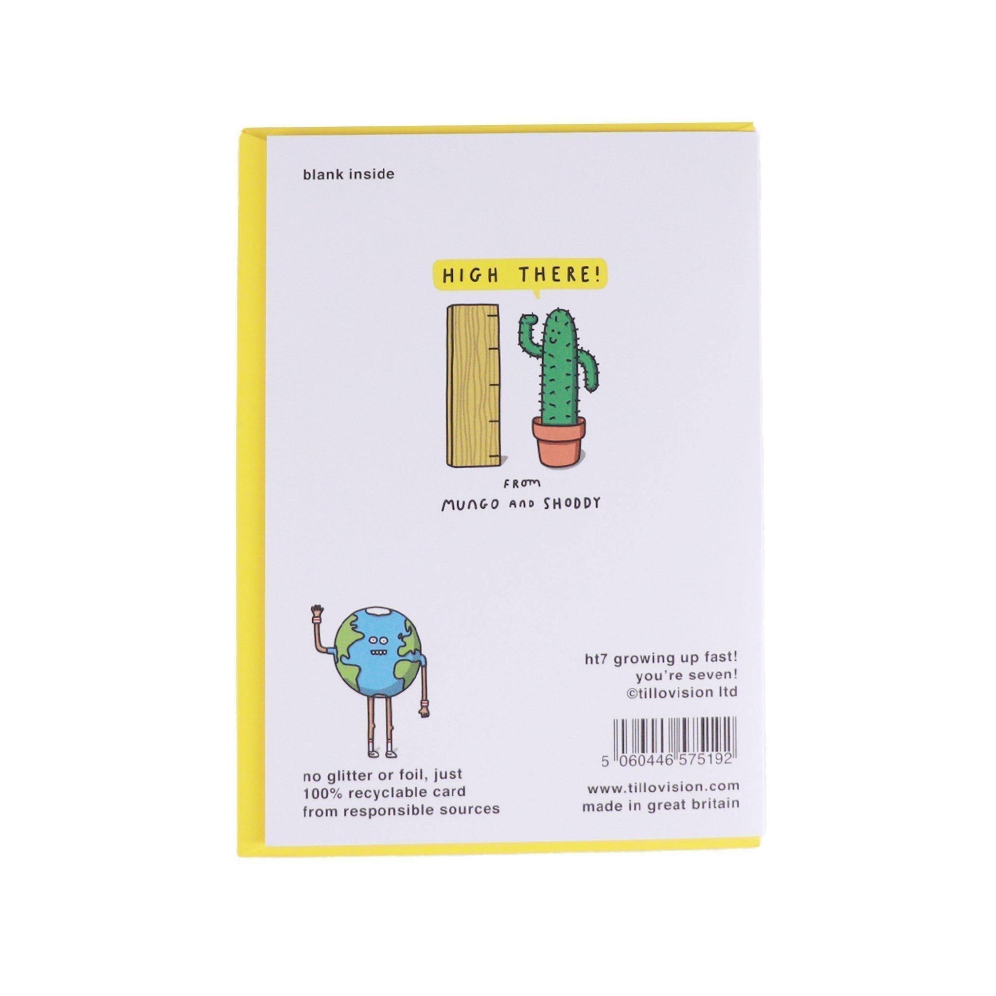 Card - Happy 7th Birthday - KLOSH