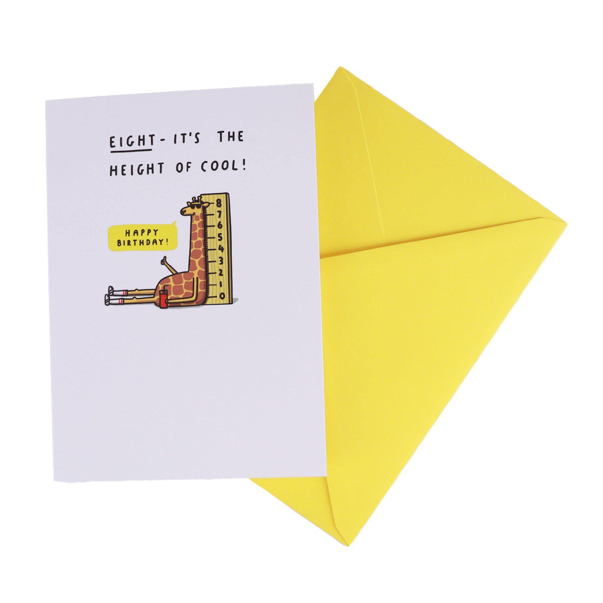 Card - Happy 8th Birthday - KLOSH