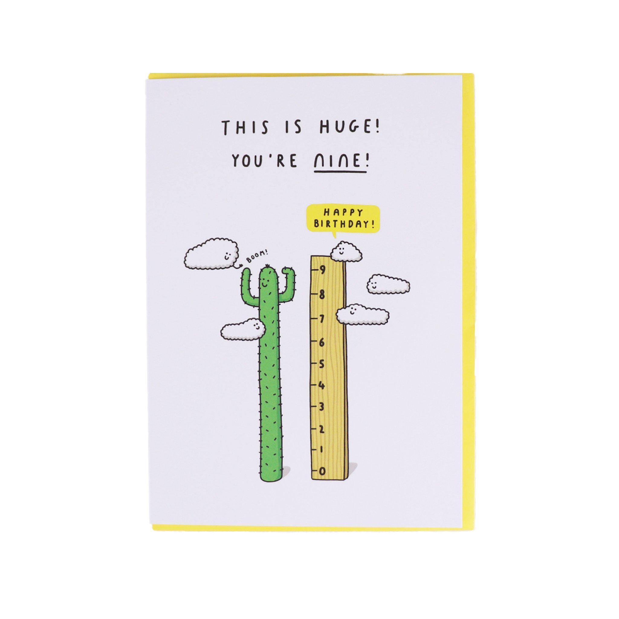 Card - Happy 9th Birthday - KLOSH