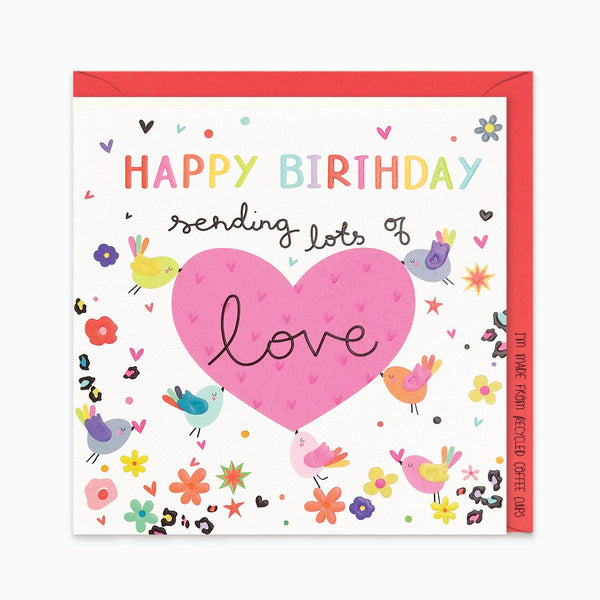 Card - Happy Birthday Sending Lots of Love - KLOSH