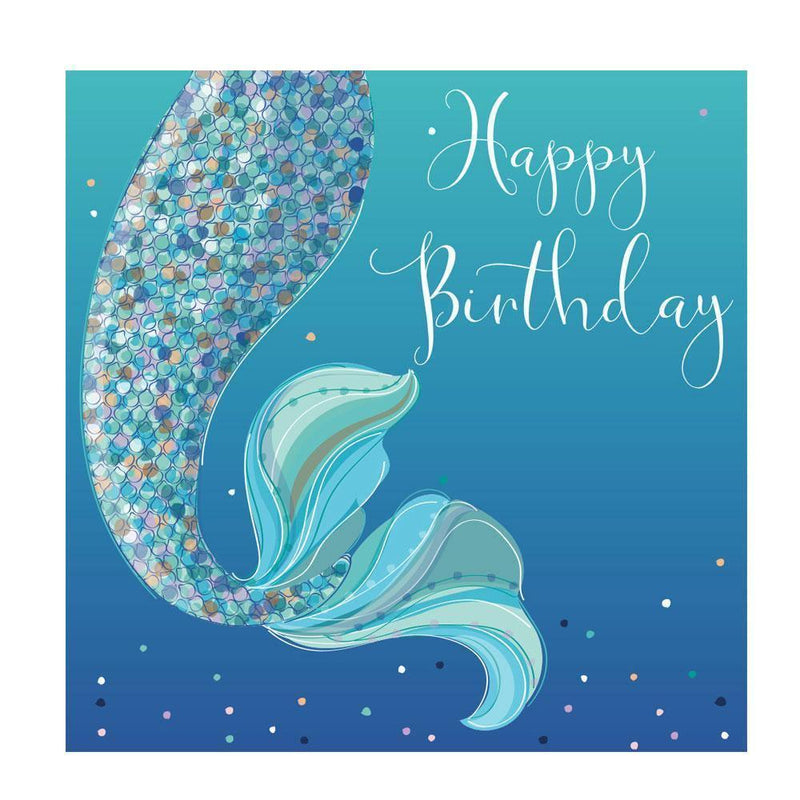 Card - Happy Birthday to Someone Special Mermaid Tail - KLOSH