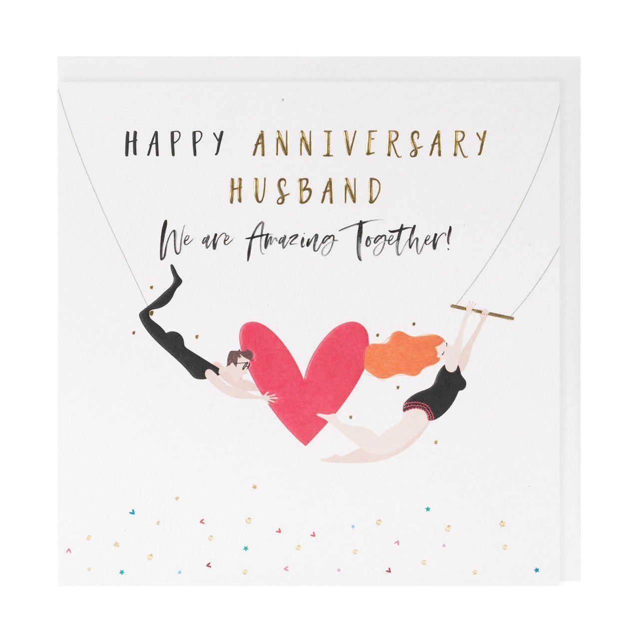 Card - Happy Day Happy Anniversary Husband - KLOSH