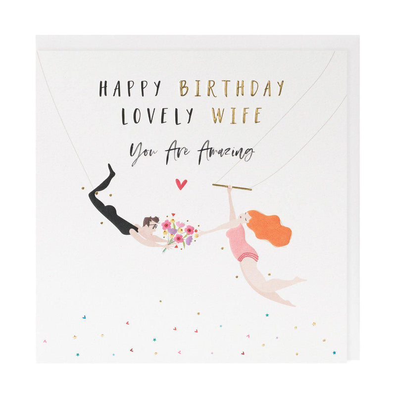 Card - Happy Day Happy Birthday Wife - KLOSH