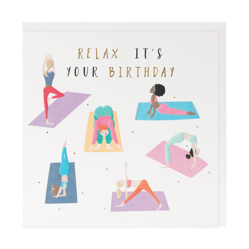 Card - Happy Day Relax. Its Your Birthday - KLOSH