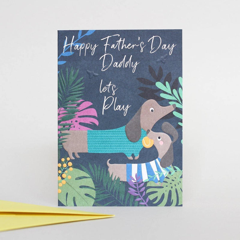 Card - Happy Father's Day Sausage Dog - KLOSH