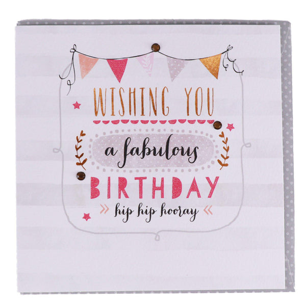Card - Hip Hip Hooray Birthday - KLOSH