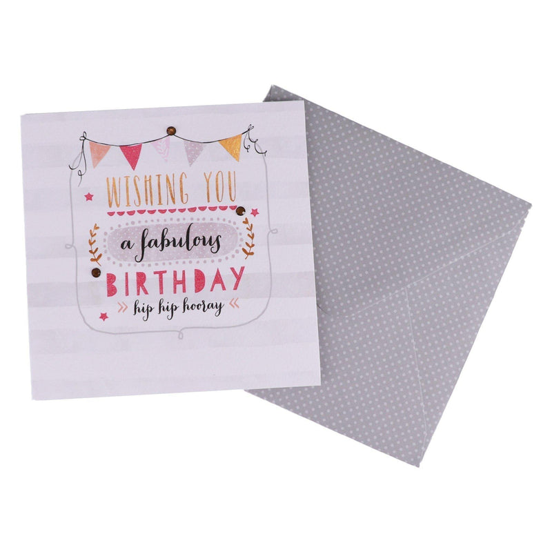 Card - Hip Hip Hooray Birthday - KLOSH