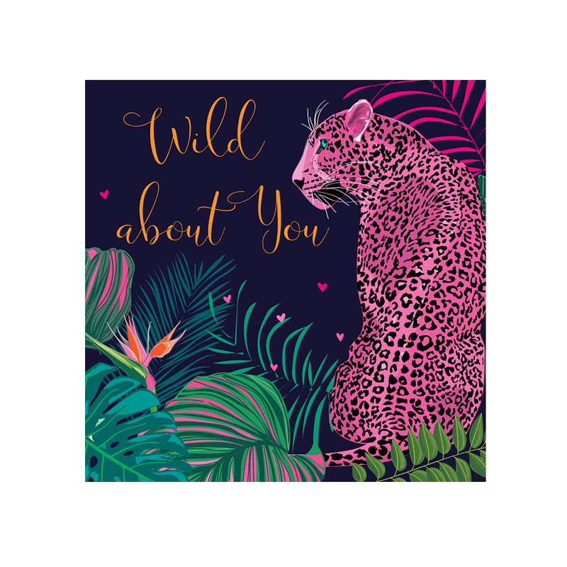 Card - Leopard Wild About You - KLOSH