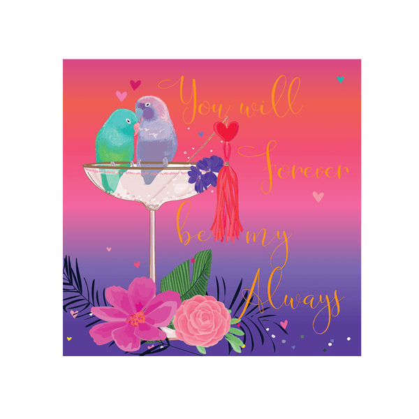 Card - Lovebirds Forever Always - KLOSH