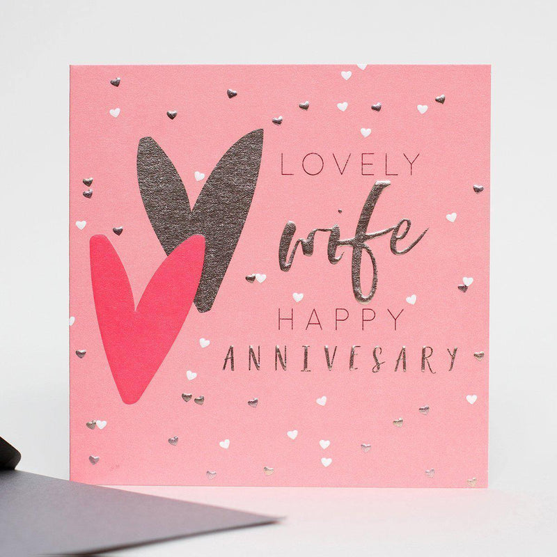 Card - Lovely Wife Happy Anniversary - KLOSH