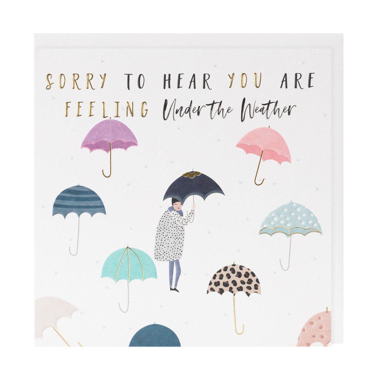 Card - Sorry to Hear You Are Feeling Under the Weather - KLOSH