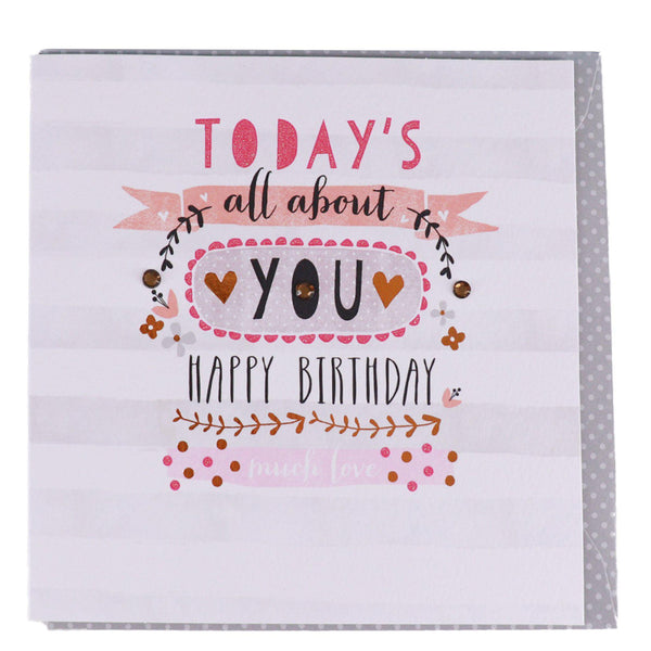Card - Today's All About You Birthday - KLOSH