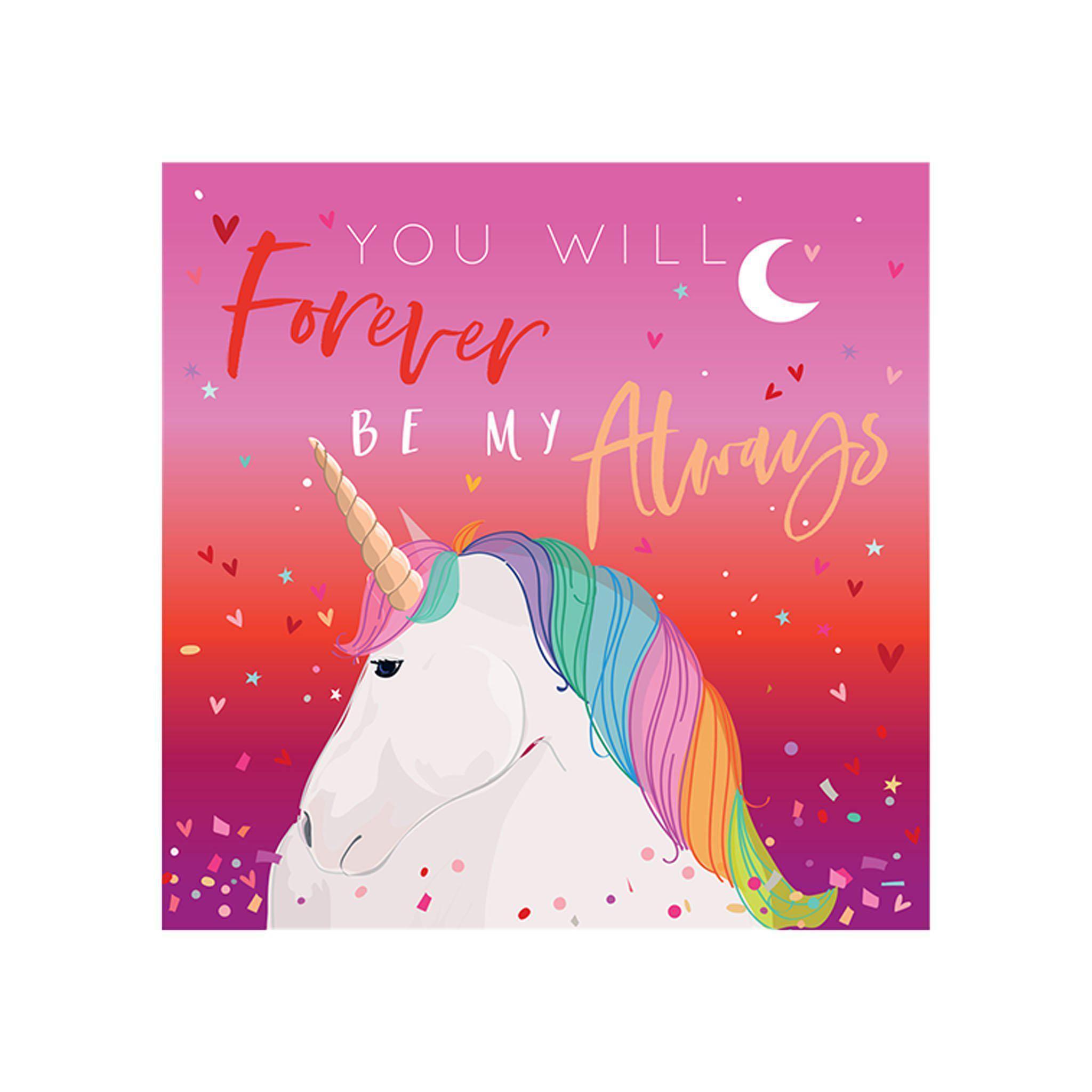 Card - Unicorn Forever Always - KLOSH