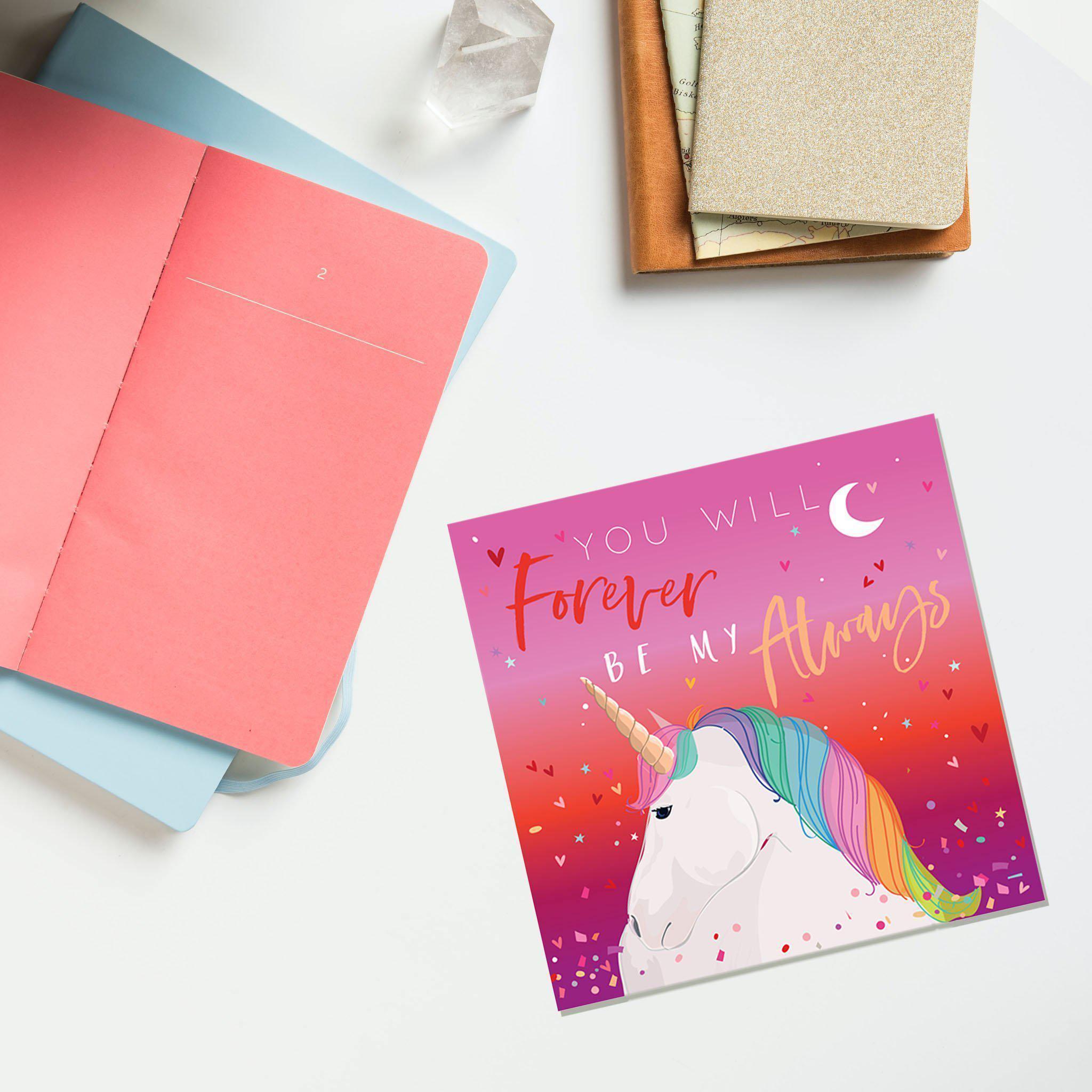 Card - Unicorn Forever Always - KLOSH