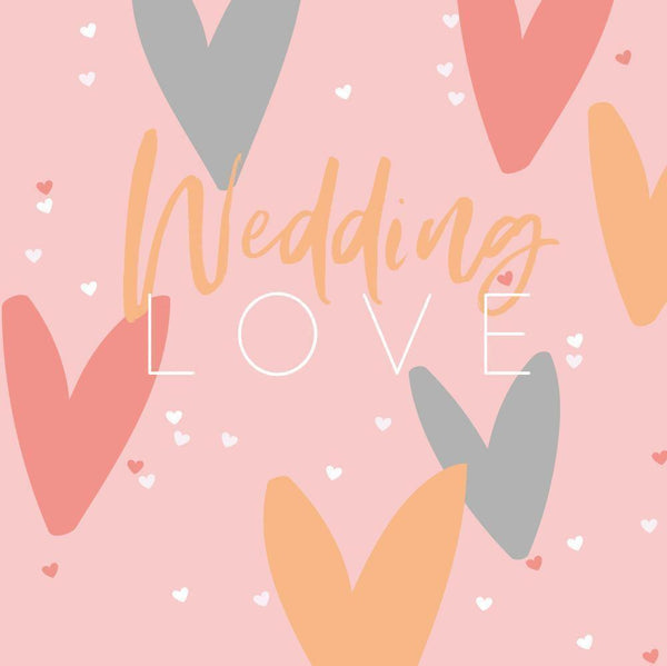 Card - Wedding Love Hearts - KLOSH