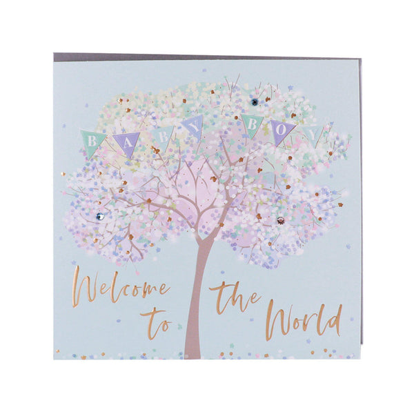Card - Welcome to the World Baby Boy - KLOSH