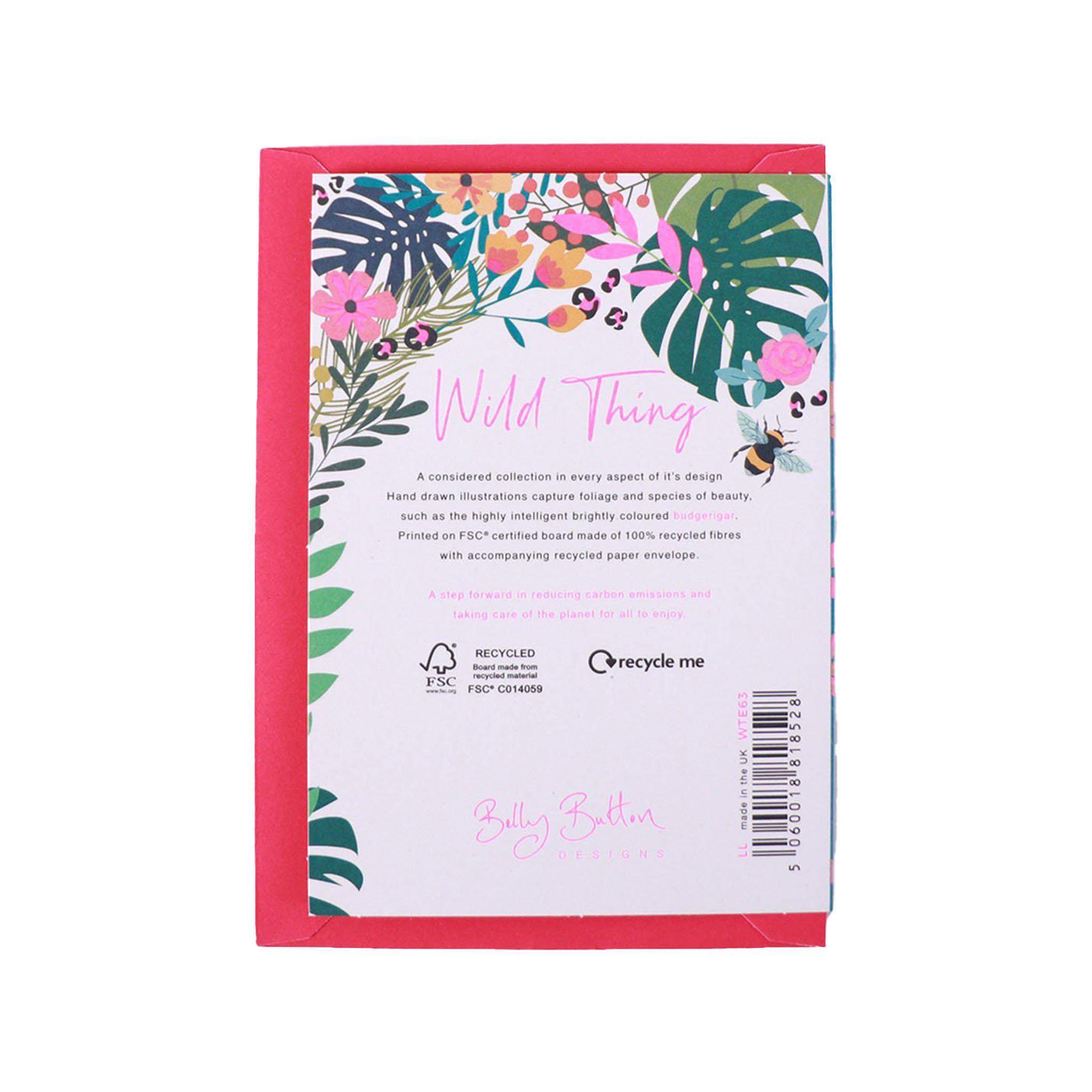 Card - Wild Thing Sorry You Are Leaving - KLOSH