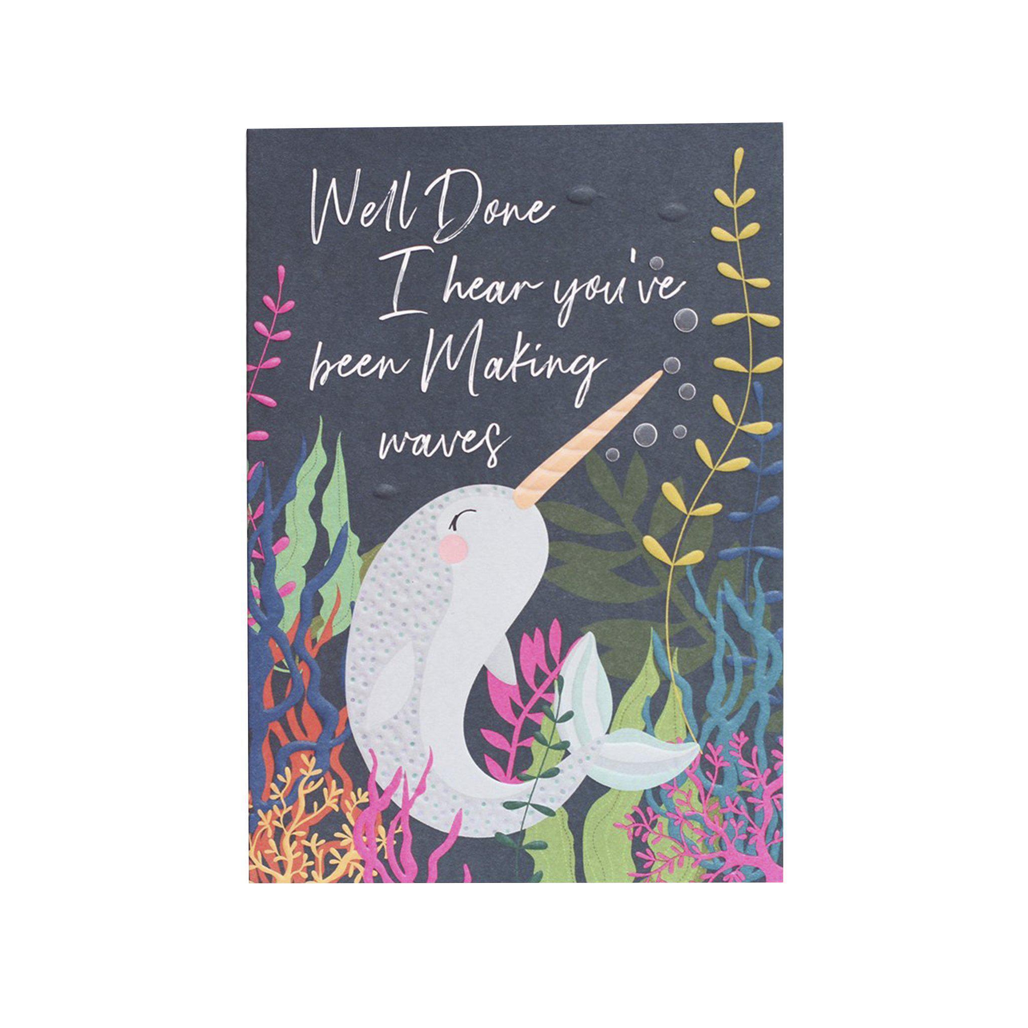 Card - Wild Thing Well Done Narwhal - KLOSH
