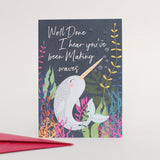 Card - Wild Thing Well Done Narwhal - KLOSH