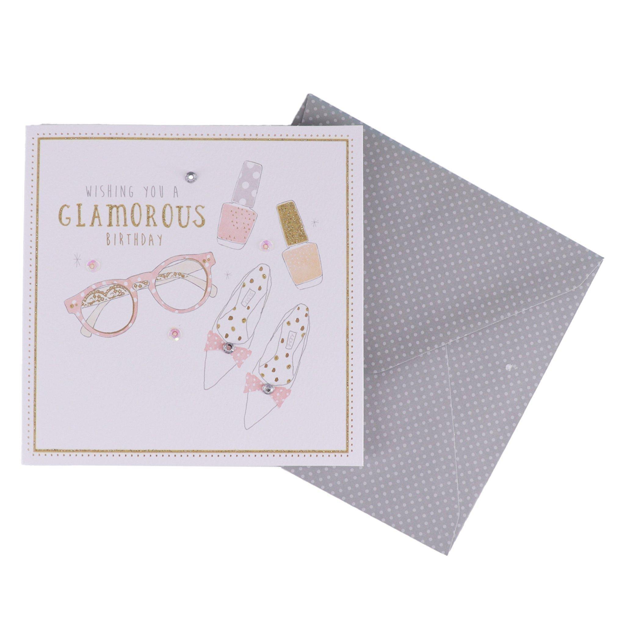 Card - Wishing You A Glamorous Birthday - KLOSH