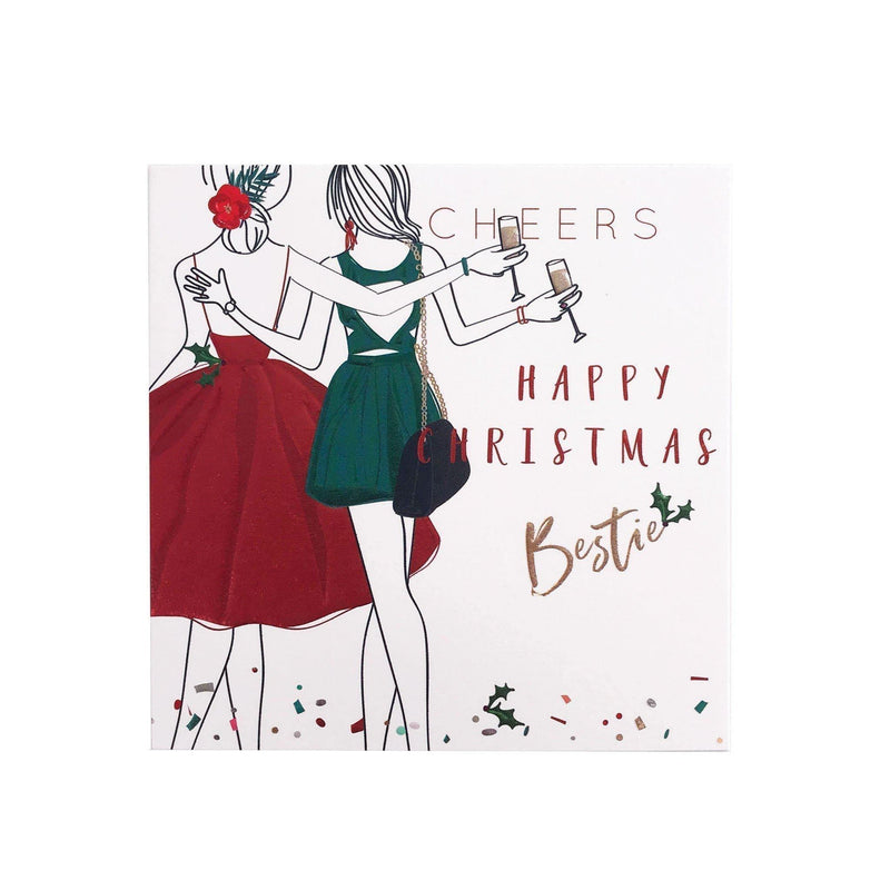 Christmas Card - Happy Christmas Bestie - KLOSH
