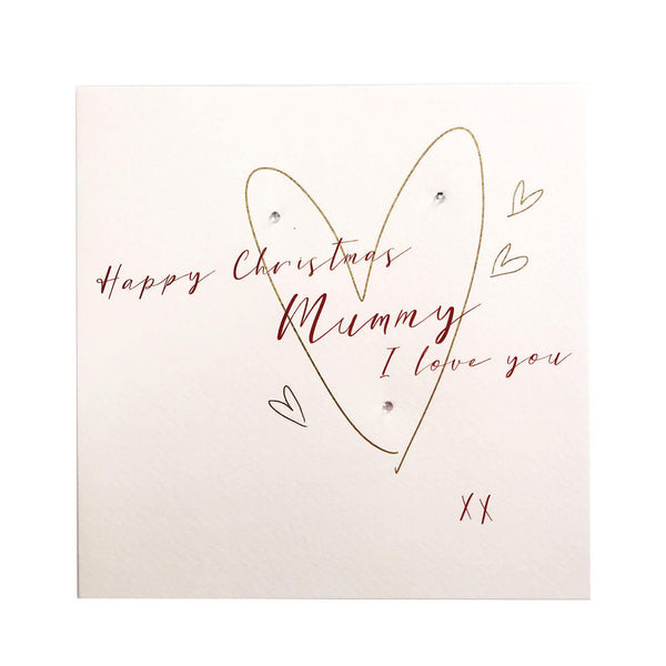 Christmas Card - Happy Christmas Mummy I Love You - KLOSH