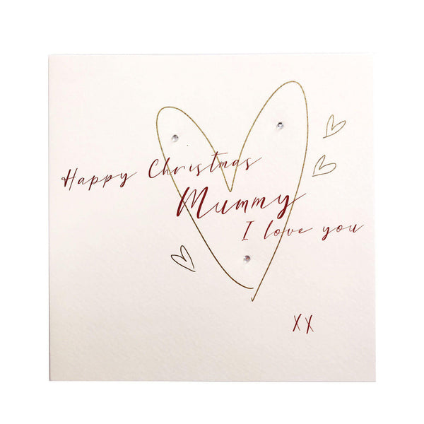 Christmas Card - Happy Christmas Mummy I Love You - KLOSH