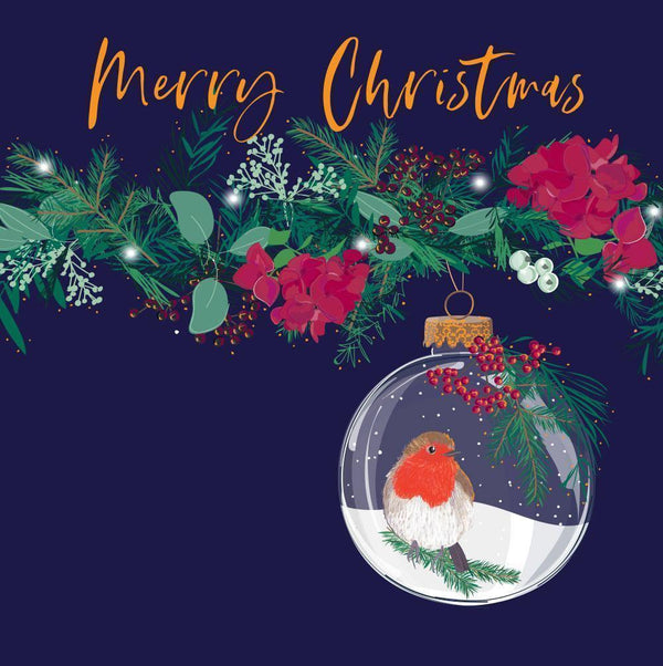 Christmas Card - Merry Christmas Bauble - KLOSH