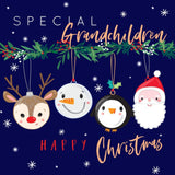 Christmas Card - Special Grandchildren Merry Christmas - KLOSH