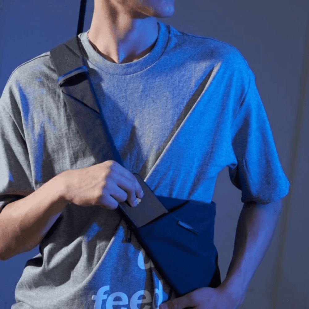 Cross Body Bag - NIID NEO Right Handed (Meteorite Black) - KLOSH