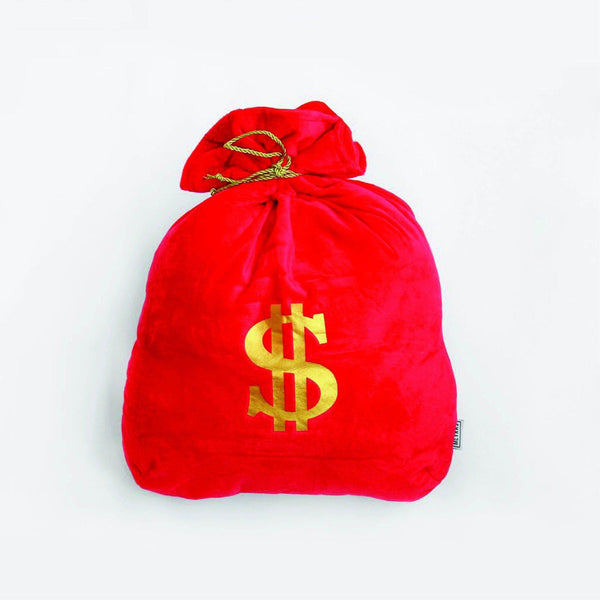 Cushion - Red Money Bag - KLOSH
