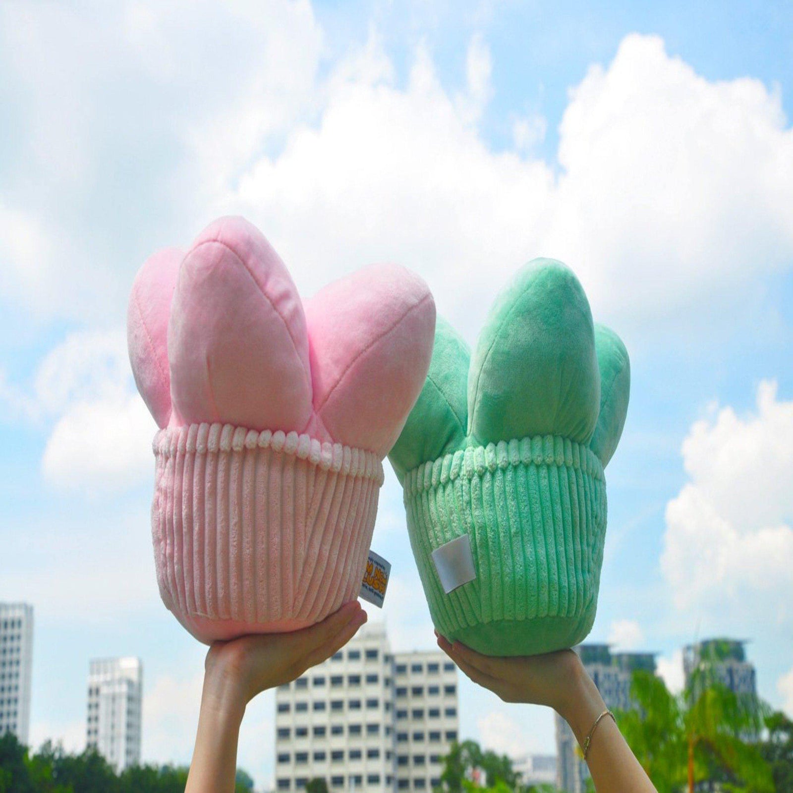 Cushion Steamed Rice Cake (Wa Ko Kueh) Mint Green Klosh Gift