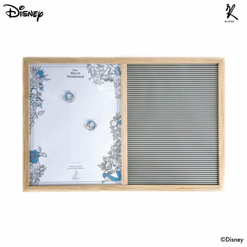 Disney Alice in Wonderland - Dry Erase Magnetic Board with Letter Board - KLOSH