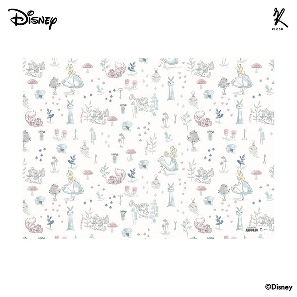 Disney Alice in Wonderland - Watercolour Forest Wrapping Paper - KLOSH