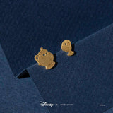 Disney Earring - Belle Mrs Potts and Chip Gold - KLOSH
