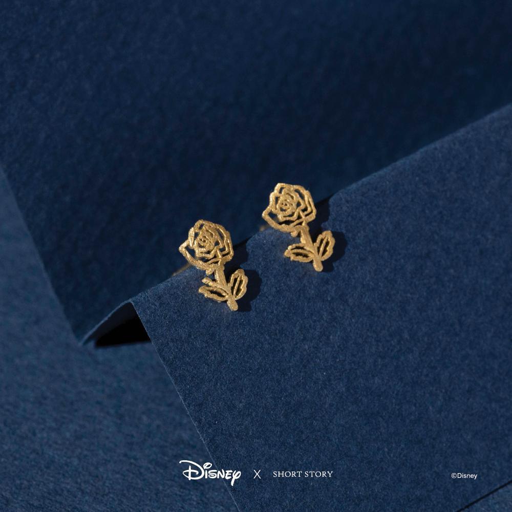 Disney Earring - Belle Rose Gold - KLOSH