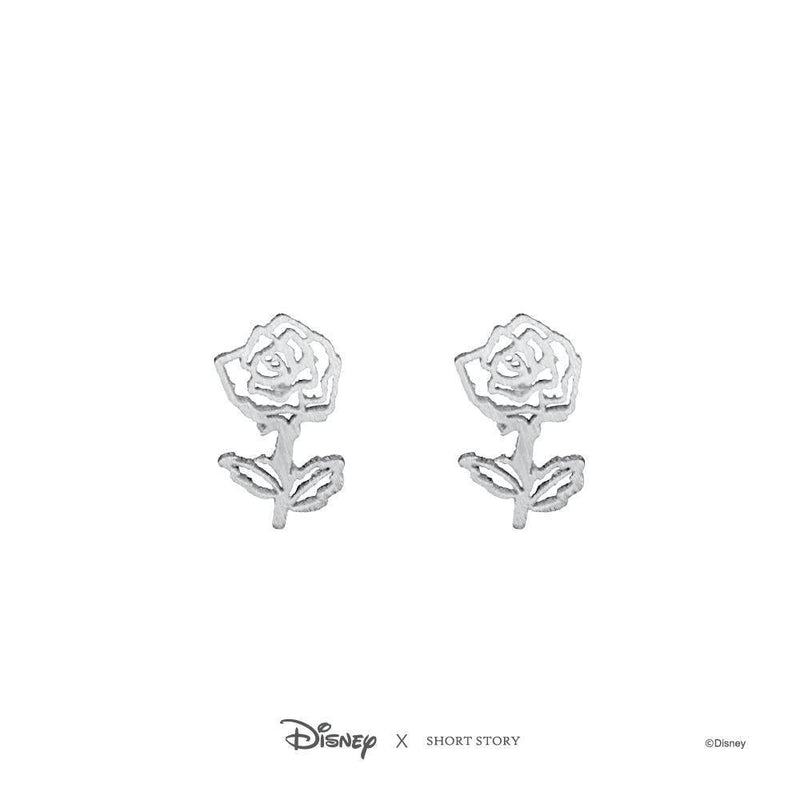 Disney Earring - Belle Rose Silver - KLOSH