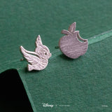 Disney Earring - Blue Bird and Apple Silver - KLOSH