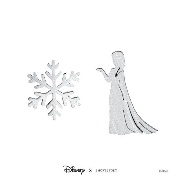 Disney Earring - Elsa Snowflake Silver - KLOSH