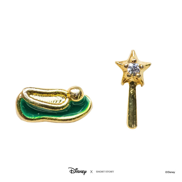 Disney Earring - Epoxy Tinkerbell Shoe and Wand - KLOSH
