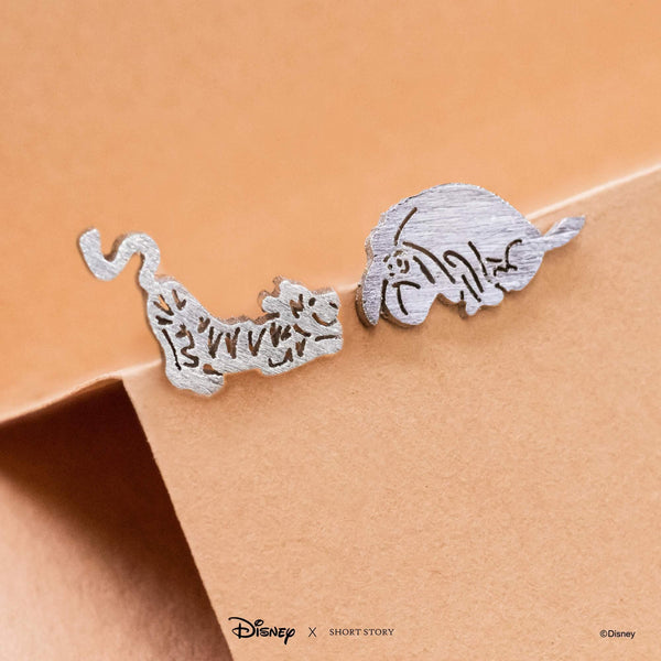 Disney Earring - Tigger and Eeyore Silver - KLOSH