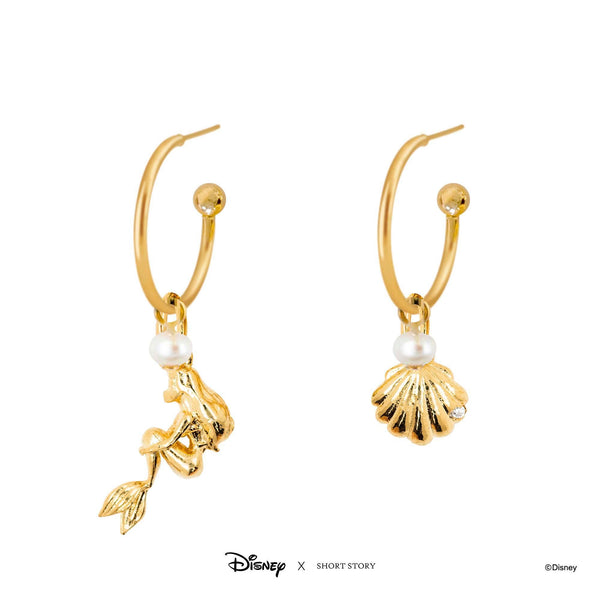 Disney Hoop Earring - Little Mermaid Gold - KLOSH
