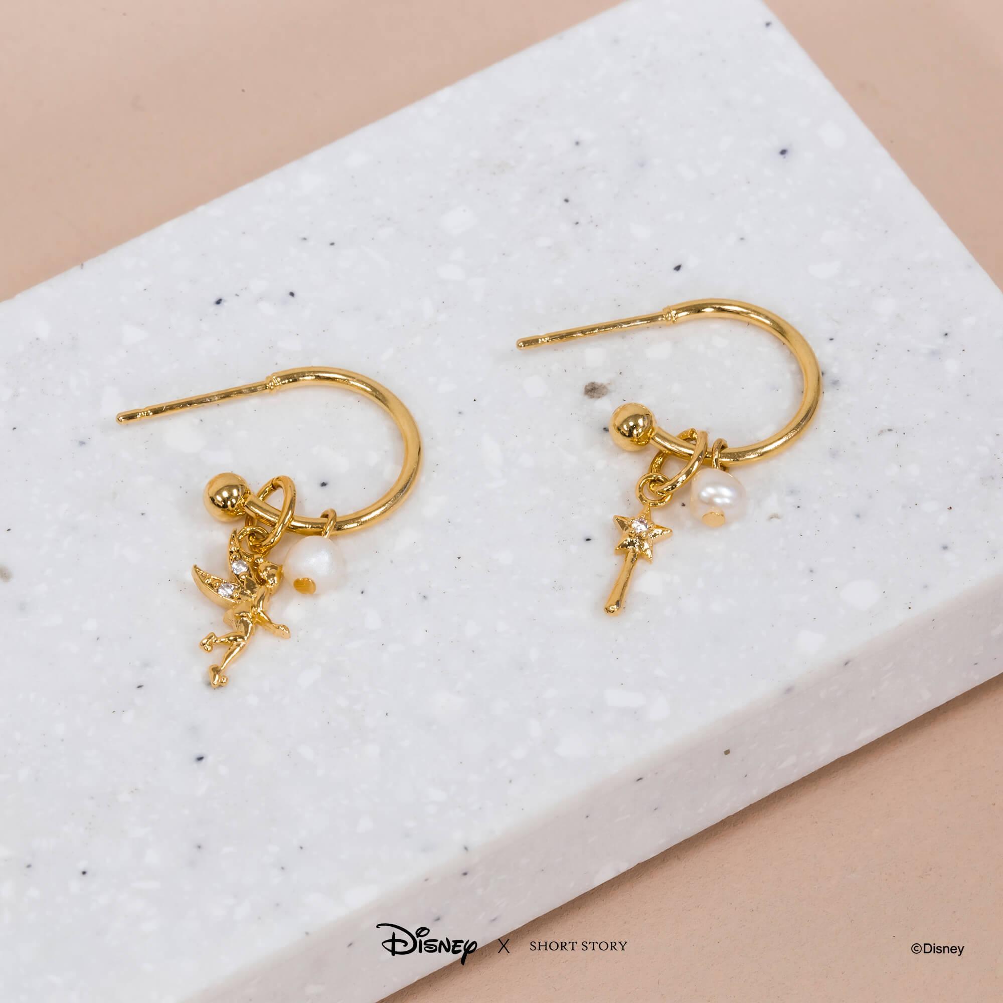 Disney Hoop Earring - Tinker Bell Gold - KLOSH