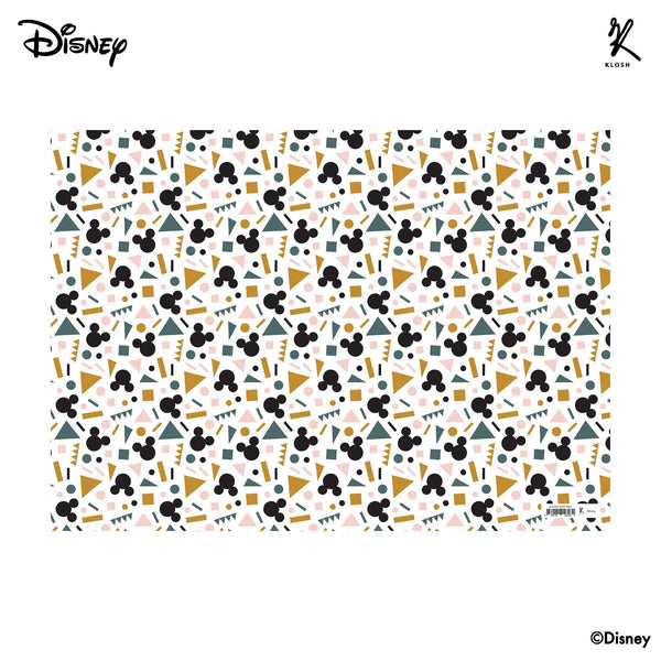 Disney Mickey & Friends - Geometrical Shapes Wrapping Paper (Pack of 10) - KLOSH