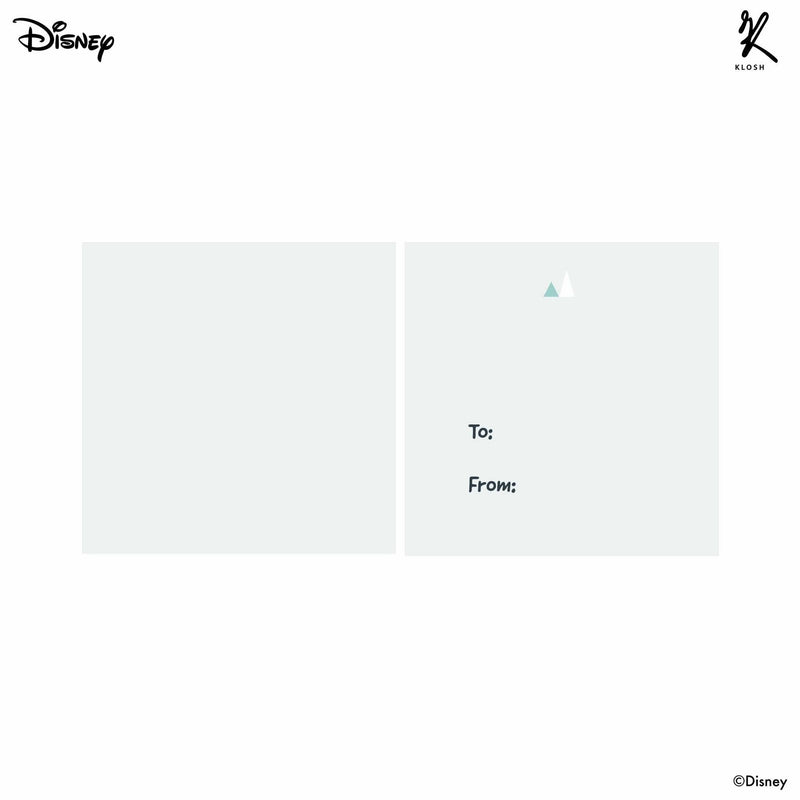 Disney Mickey & Friends - Mickey & Minnie Love Joy Christmas Gift Tag - KLOSH