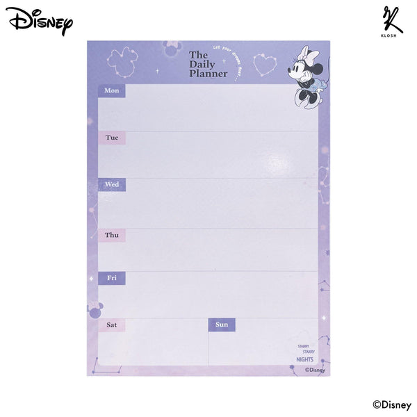 Disney Mickey & Friends - Minnie A5 Vertical Dry Erase Daily Planner - KLOSH