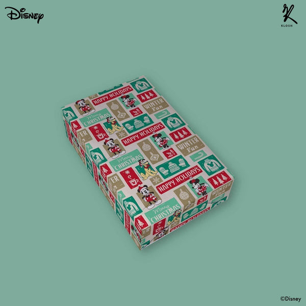 Disney Mickey Mouse - Happy Holidays Christmas Wrapping Paper (Pack of 10) - KLOSH