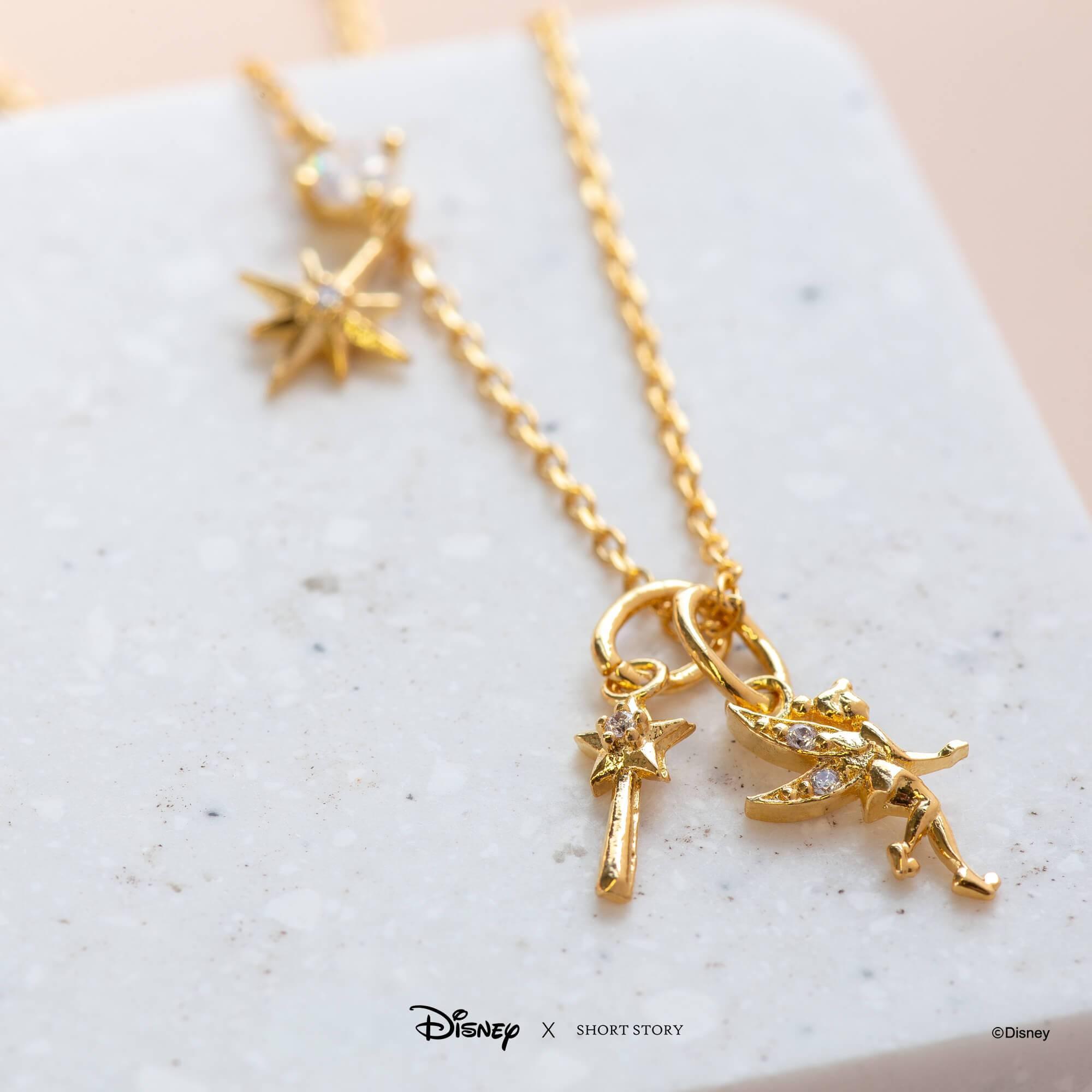 Disney Necklace - Tinker Bell Gold - KLOSH