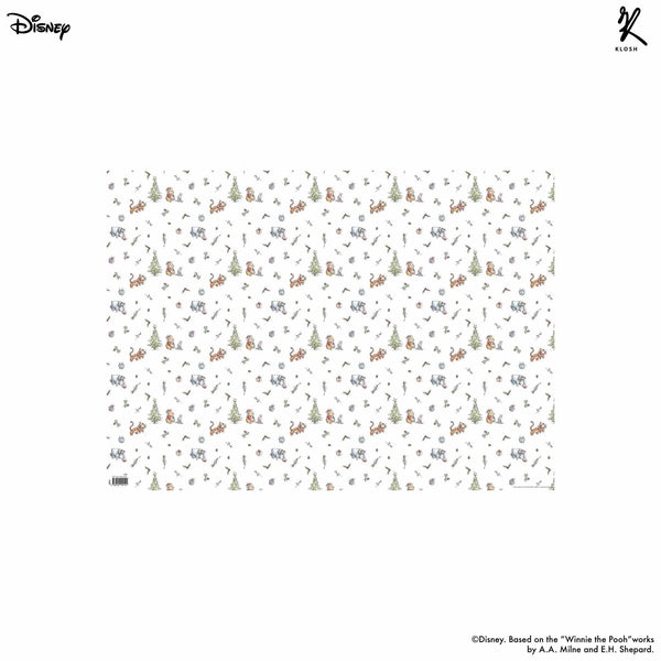 Disney Winne the Pooh - Pooh & Friends Together Christmas Wrapping Paper (Pack of 10) - KLOSH